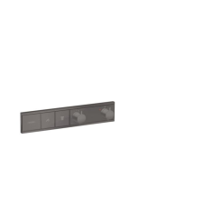 Kád csaptelep Hansgrohe Rainselect vakolat alatti rész nélkül csiszolt fekete króm 15380340 csaptelep