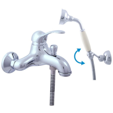 Kád csaptelep RAV SLEZÁK LABE zuhanyszettel együtt 150 mm króm L054.52 csaptelep