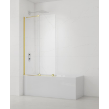  Kádparaván SAT Walk-In Xmotion 150x117,5 cm aranysárga SATWIXMVZ150Z kád, zuhanykabin