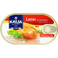KAIJA Lazacfilé 170g saját lé konzerv