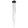  KAJA KP-29 ASPEN Fekete Színű Függeszték 13xG9 10W IP20