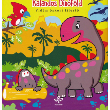  Kalandos Dínóföld – Vidám őskori kifestő gyermek- és ifjúsági könyv