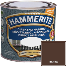 KALAPÁCSLAKK BARNA - HAMMERITE FÉMFESTÉK - KÖZVETLENÜL A ROZSDÁRA - 0,25L zománcfesték
