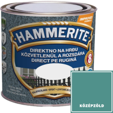 KALAPÁCSLAKK KÖZÉPZÖLD - HAMMERITE FÉMFESTÉK - KÖZVETLENÜL A ROZSDÁRA - 0,75L zománcfesték