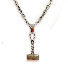  Kalapácsos medál lánccal, ezüst színű nyaklánc