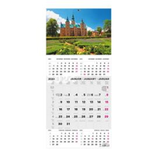 Kalendart 2024-es T076 5 havi kastély mintás speditőrnaptár (24T7600-004) naptár, kalendárium