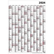 Kalendart 2024-es T100 Terminus B1 plakátnaptár (24T1000-000) naptár, kalendárium