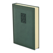 Kalendart Naptár Kft. TopTimer Határidőnapló 2026, C020 B5 (Napi beoszt.) ZÖLD határidőnapló