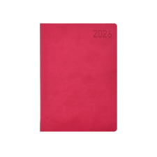 Kalendart Naptár Kft. TopTimer Határidőnapló 2026, M012 B6 (Heti beoszt.) RÓZSA-LILA határidőnapló