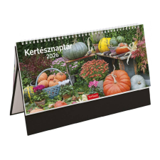 Kalendart Naptár Kft. TopTimer T054 KERTÉSZ Álló asztali naptár 2026, FEKETE naptár, kalendárium