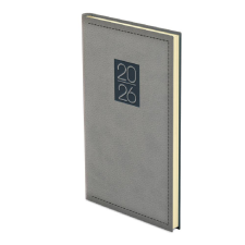 Kalendart Naptár Kft. TopTimer Zsebnaptár 2026, C035 (Heti beoszt.) SZÜRKE határidőnapló