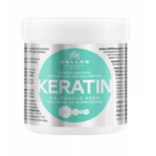  KALLOS KERATIN hajpakoló száraz, töredezett hajra 500 ml (keratinnal és tejproteinnel) hajbalzsam