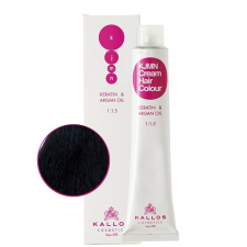 Kallos KJMN hajfesték 100ml 1.1 - Kékes-Fekete hajfesték, színező