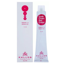 Kallos KJMN Keratin&Argán olajos Krémhajfesték 4.0 100 ml (Középbarna) hajfesték, színező