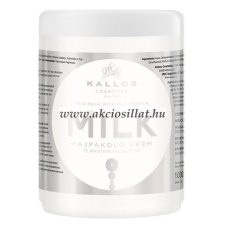 Kallos Kjmn Milk Hajpakolás tejprotein kivonattal 1L hajbalzsam