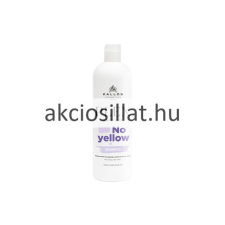 Kallos Plex No Yellow sampon sárga tónusok ellen 500ml sampon
