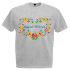  Kalocsai Virágzás (Egyedi Szöveggel) - Turulia Unisex Póló női póló