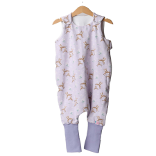  Kamáslis tipegő hálózsák, 1TOG, őzike, lila hálózsák, pizsama