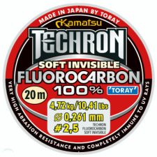 Kamatsu techron fluorocarbon 100% soft invisible 0.153mm/20m horgászzsinór