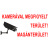  Kamerával megfigyelt terület! Magánterület! - öntapadó, 160*240mm