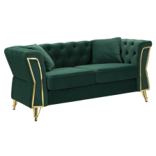  Kanapé emy zöld párnákkal 162x83x76cm bútor