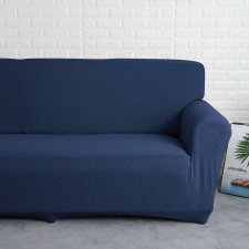  Kanapé Huzat (enyhén vízlep., 4 személyes, sötétkék) lakástextília