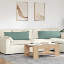  Kanapé párnák 2 pcs Tengeri Zöld 120 x 40 cm Bársonyos szövet lakástextília