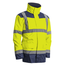 KANATA 4/1 HI-VIZ SÁRGA/KÉK PE KABÁT_2XL láthatósági ruházat