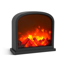  Kandalló LED-es lánghatással &#8211; 30 x 13 x 28 cm karácsonyfa izzósor