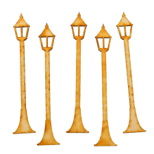  Kandeláber natúr fa 13cm 5db-os dekorációs kellék