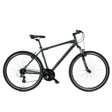 KANDS ® STV-900 Férfi kerékpár Alumínium 28, Grafit 19 coll - 166-181 cm magasság cross trekking kerékpár