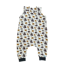  Kánikula tipegő hálózsák, 0.5 TOG, elefánt, fehér hálózsák, pizsama