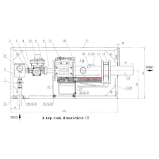  KANIZSA VF160-FG 65 Fali Gáznyomásszabályzó-mérő állomás hűtés, fűtés szerelvény