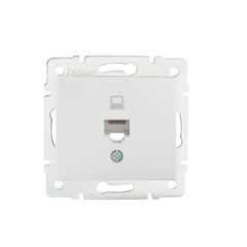 KANLUX 24753 DOMO 01-1390-002 adatcsatlakozó aljzat RJ45 Cat. 5e fehér villanyszerelés