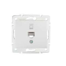 KANLUX 24754 DOMO 01-1400-002 Adatcsatlakozó aljzat RJ45 Cat 6 fehér villanyszerelés