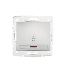 KANLUX 24845 DOMO 01-1140-243 jelzőfényesalternatív kapcsoló ezüst villanyszerelés