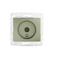 KANLUX 25037 DOMO 01-1290-050 Antenna csatlakozó TV aljzat, átmenő villanyszerelés