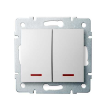 KANLUX 25079 LOGI 02-1120-102 Jelzőfényes csillárkapcsoló 10AX - 250V~ villanyszerelés