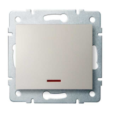 KANLUX 25138 LOGI 02-1110-103 Jelzőfényes egypólusú kapcsoló 10AX - 250V~ villanyszerelés