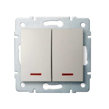 KANLUX 25139 LOGI 02-1120-103 Jelzőfényes csillárkapcsoló 10AX - 250V~ villanyszerelés