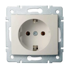 KANLUX 25145 LOGI 02-1220-103 Schuko földelt dugalj tűzbiztos műanyag 16A - 250V~ villanyszerelés