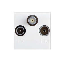 KANLUX 25329 BIURO 04-1350-102 Antenna csatlakozó TV/R/SAT aljzat, végzáró villanyszerelés