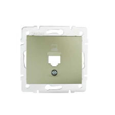 KANLUX 25925 DOMO 01-1399-050 Csatlakozó aljzat burkolat (RJ45 Jack), aljzat nélkül villanyszerelés