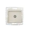 KANLUX 27127 LOGI 02-1301-003 kr, F típusú antenna aljzat