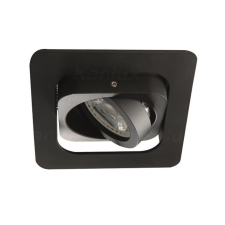 KANLUX ALREN R beltéri álmennyezeti szögletes lámpa IP20-as védettséggel, fekete színben, Gx5.3 foglalattal ( Kanlux 26757 ) világítás