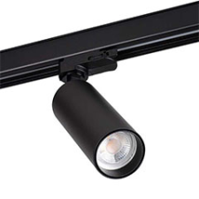 KANLUX ATL1 sínes LED lámpatest, GU10 foglalattal, fekete világítás
