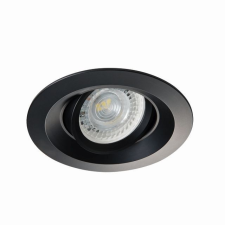 KANLUX COLIE beltéri álmennyezeti kerek lámpa IP20-as védettséggel, fekete színben, Gx5,3 foglalattal ( Kanlux 26743 ) világítás