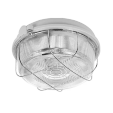 KANLUX fém rácsos hajólámpa, E27, 100W, fehér, IP43 világítás