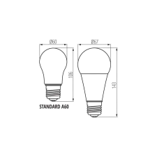 KANLUX IQ-LED izzó E27 19W 2452lm 4000K A67 33747 izzó
