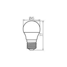 KANLUX IQ-LED izzó E27 5,9W 806lm 4000K G45 36698 izzó